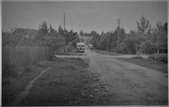 Rapla Eha ja Kohtu tänava rist Välja tänava poolt pildistatuna 1959