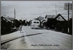 Rapla üks peatänav. 1957