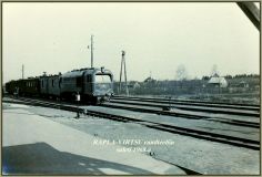 Tallinn-Virtsu reisirong Rapla jaamas. 1957