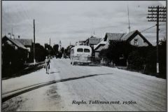 Rapla üks peatänav. 1957